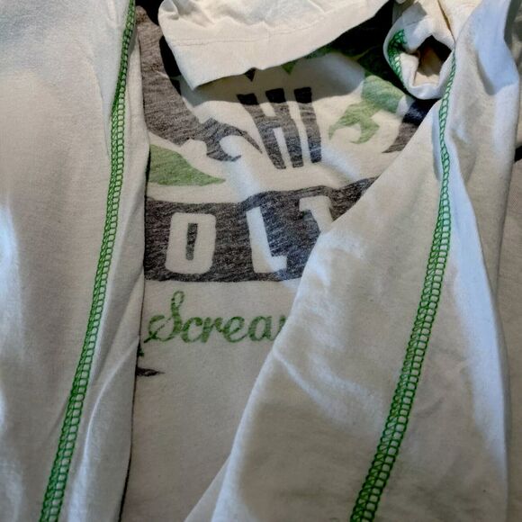 Skully T-Shirt  LA CA White Hi Voltage XLARGE 46-48 Reverse Image (inside Out) - Picture 4 of 10